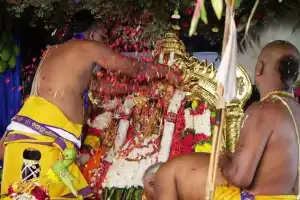 A magnificent celestial wedding takes place in Bhadrachalam