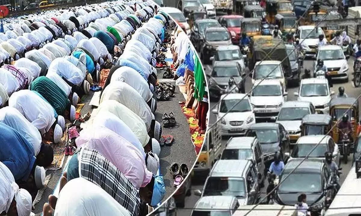 Advisory issued by Hyderabad traffic police for Eid-ul-Fitr prayers