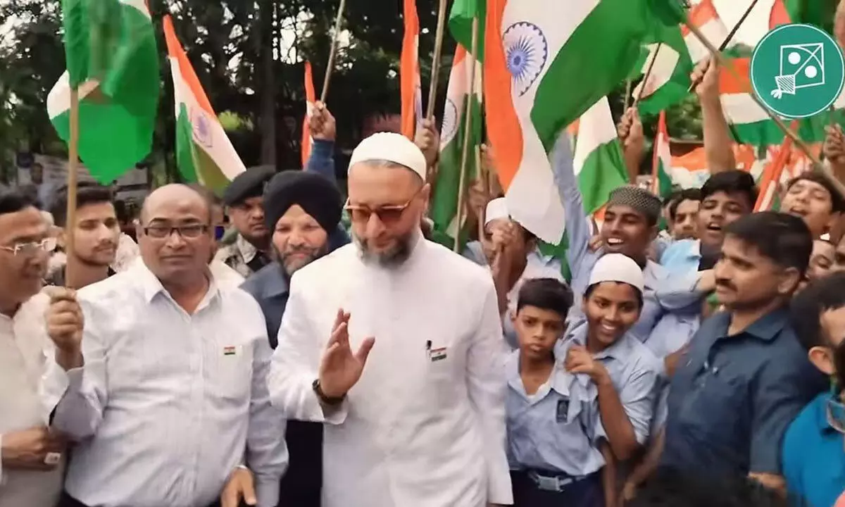 AIMIM launches Telugu song to attract voters.