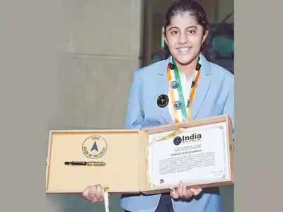 Akarshana from Hyderabad makes it to the India Book of Records