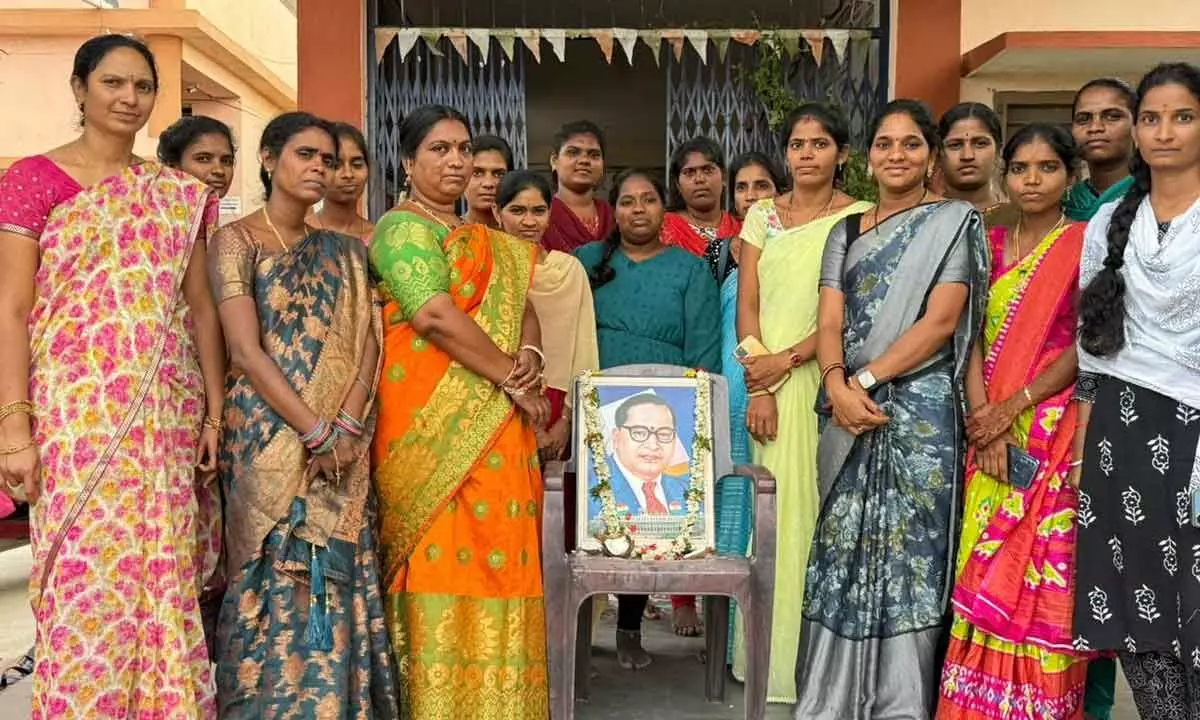 Ambedkar Open Degree Students Commemorate Ambedkar Jayanti