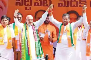 Amit Shah announces end to 4% quota for Muslims in Telangana
