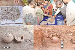 Ancient Coins from Ikshvaku Period Discovered at Early Historic Site in Hyderabad