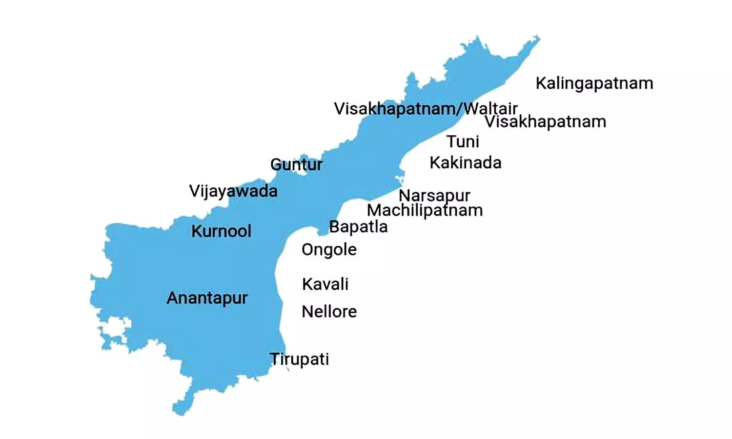 Andhra Pradesh anticipates moderate rainfall and dry, humid weather