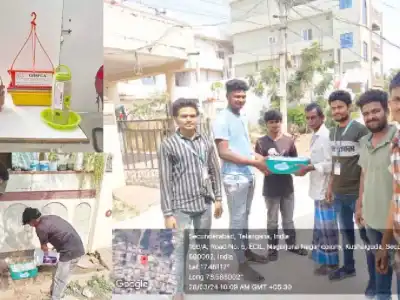 Animals and birds suffer in scorching heat; activists implement safety measures