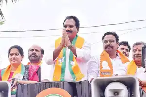 Aroori Ramesh accuses Congress of spreading falsehoods about BJP in Bhupalpally
