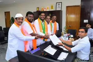 Bharath Prasad submits third nomination.