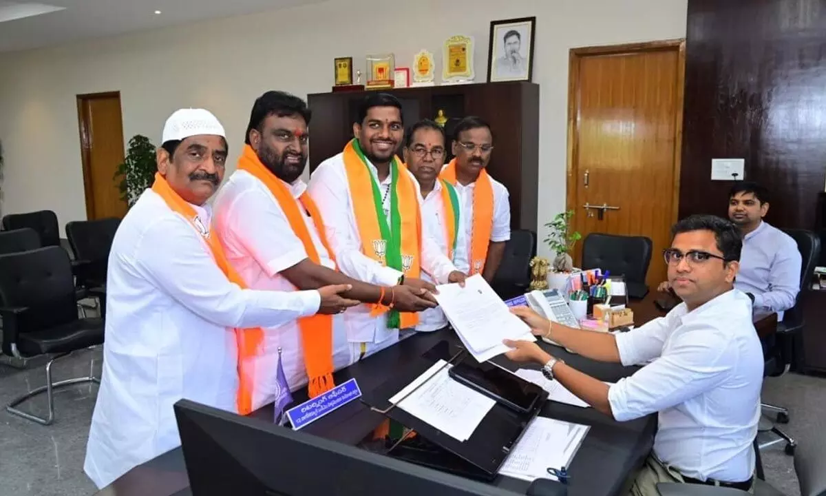 Bharath Prasad submits third nomination.