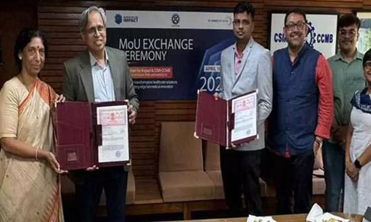 CCMB signs agreement with BFI-Biome Network for biomedical innovation