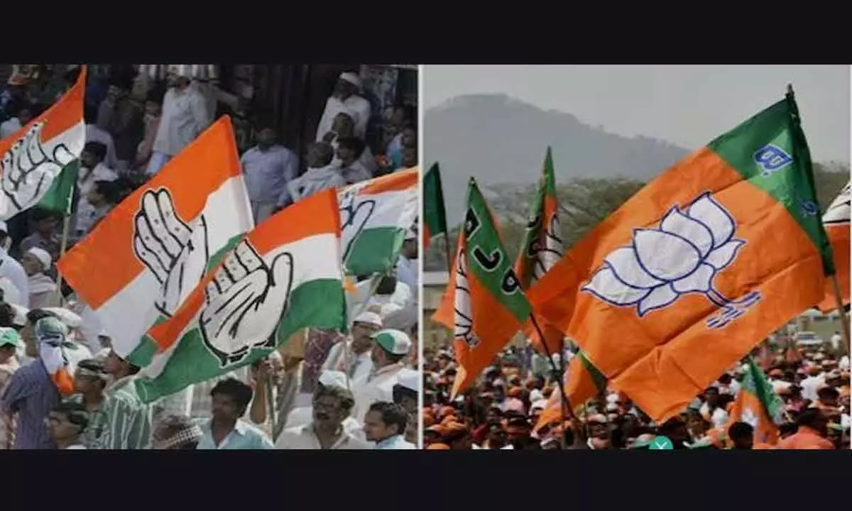 Congress and BJP become aggressive with double-digit goals