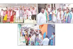 Congress and BRS candidates launch bold campaign in Cantonment