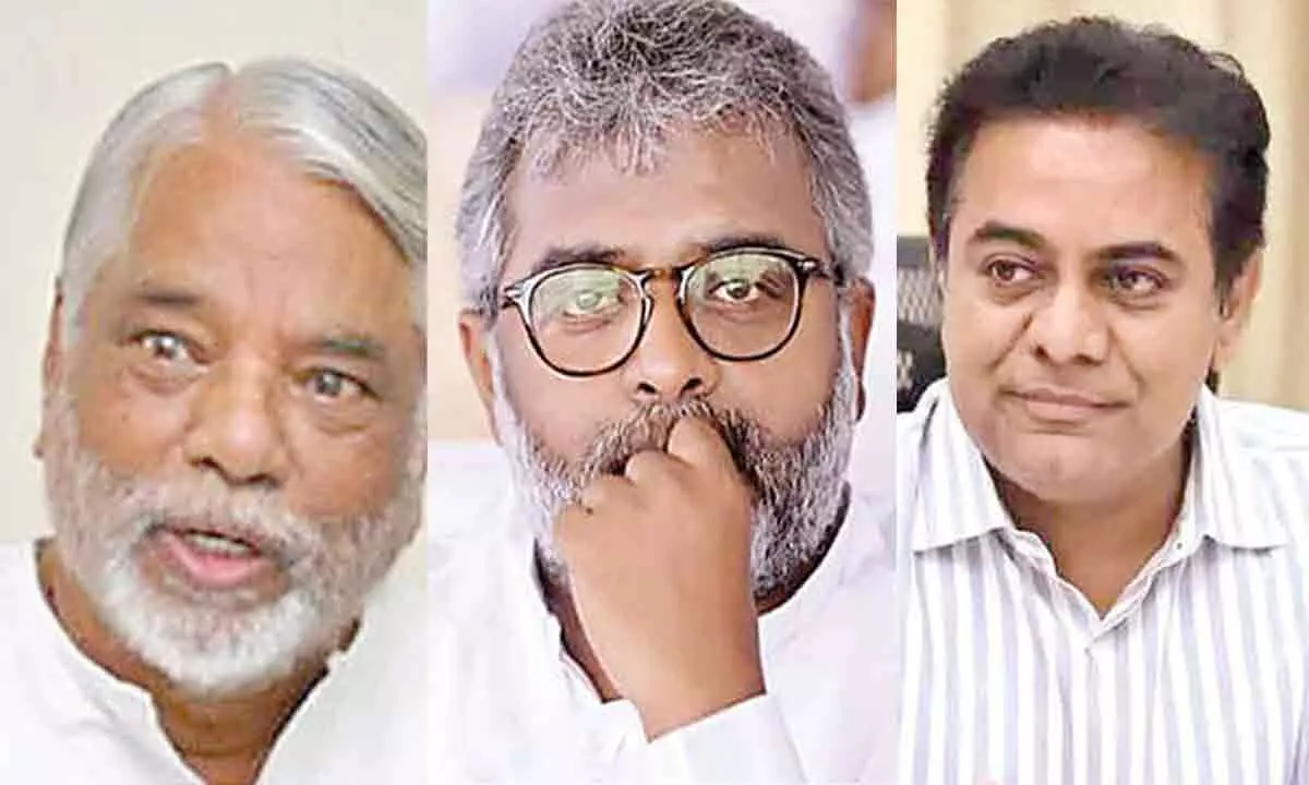 Controversy in Hyderabad as KK's decision to join Congress causes rift in family, veteran politician criticizes KTR