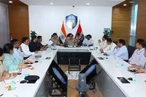 CP provides election observers with an overview of Hyderabad’s preparedness for upcoming LS elections