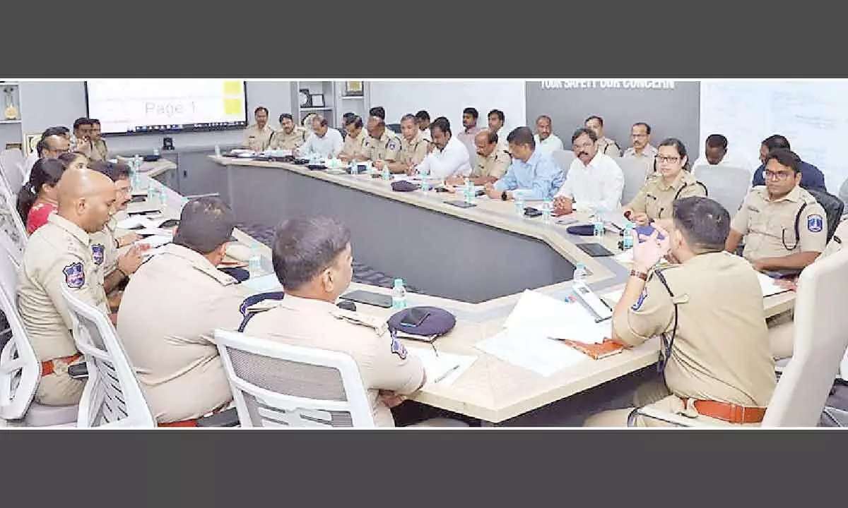 Cyberabad Police Commissioner scrutinizes security measures for Lok Sabha elections