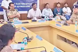 DEO updates election observers on polling procedures in Hyderabad