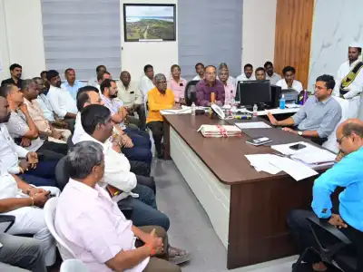 District Collector Uday Kumar convenes review meeting with rice millers on CMR