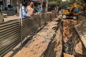 Elderly man fatally injured after falling into sewage trench