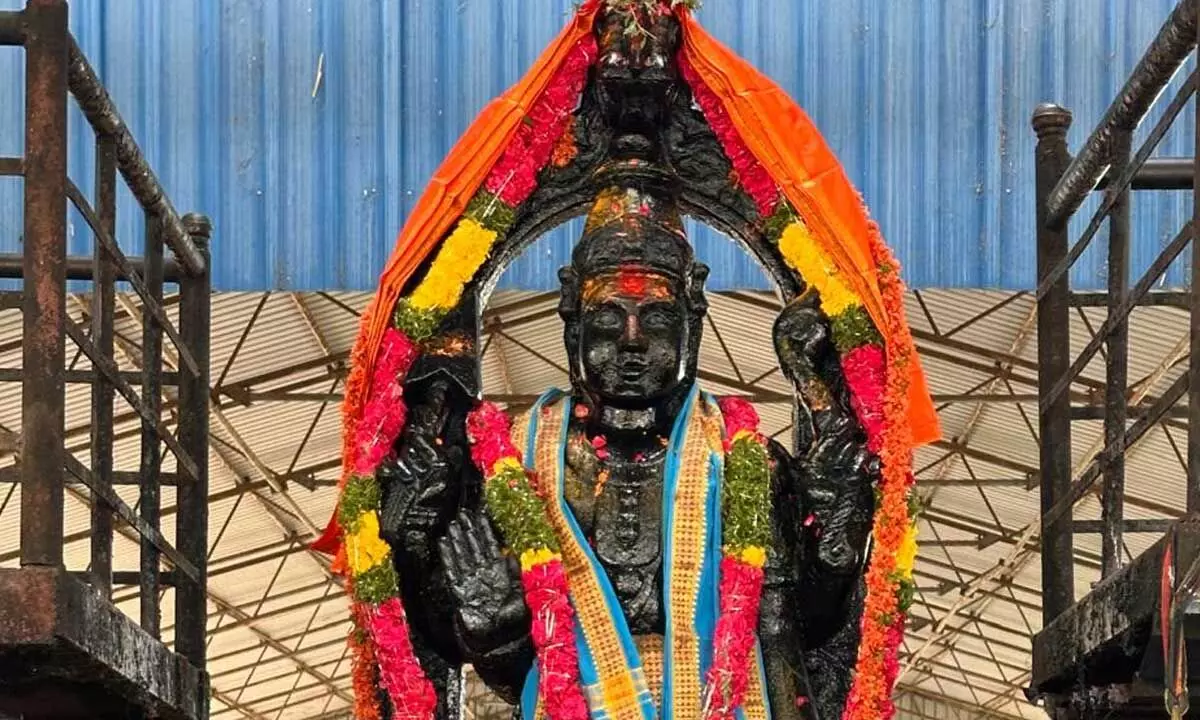 “Festival of Eyes: Shree Jeshta Devi Sametha Shaneswara Swamy Kalyanotsavam Celebrated”