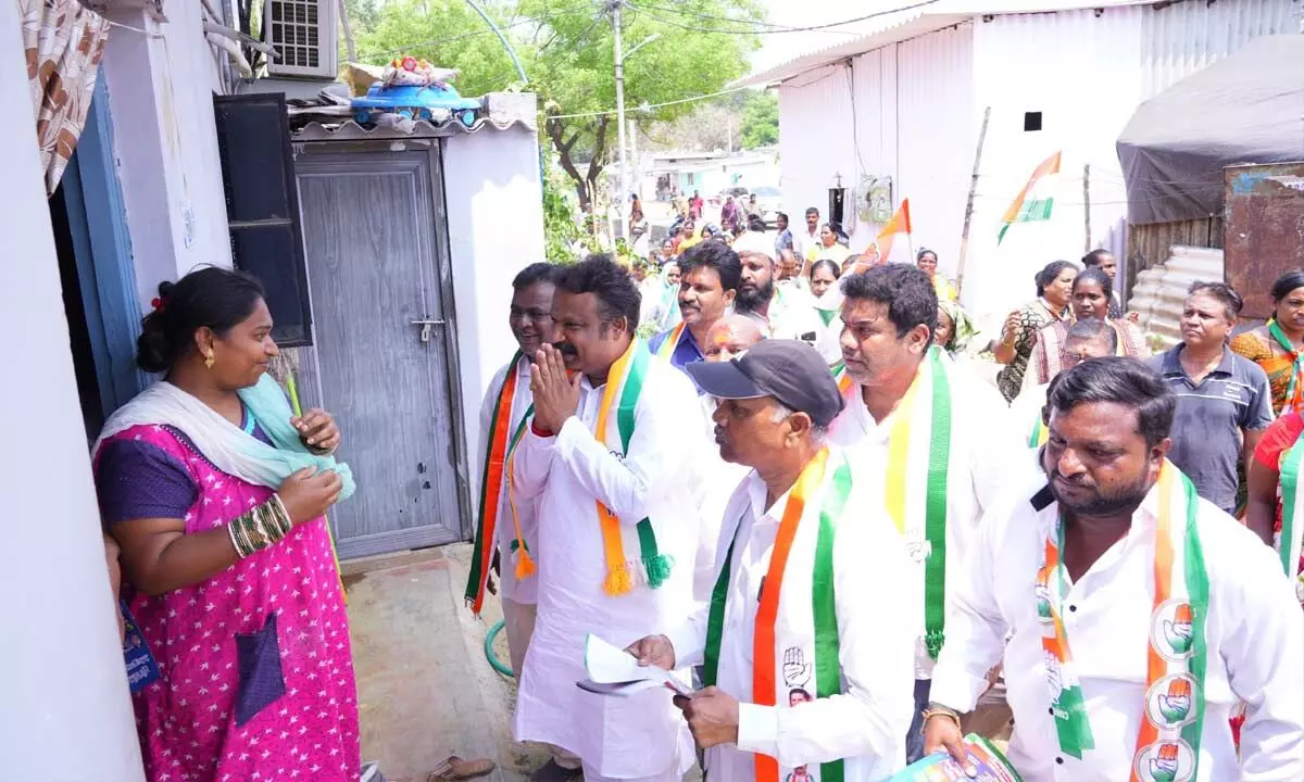 Ganesh, Congress MLA Candidate, Campaigns in Secunderabad Cantonment Constituency