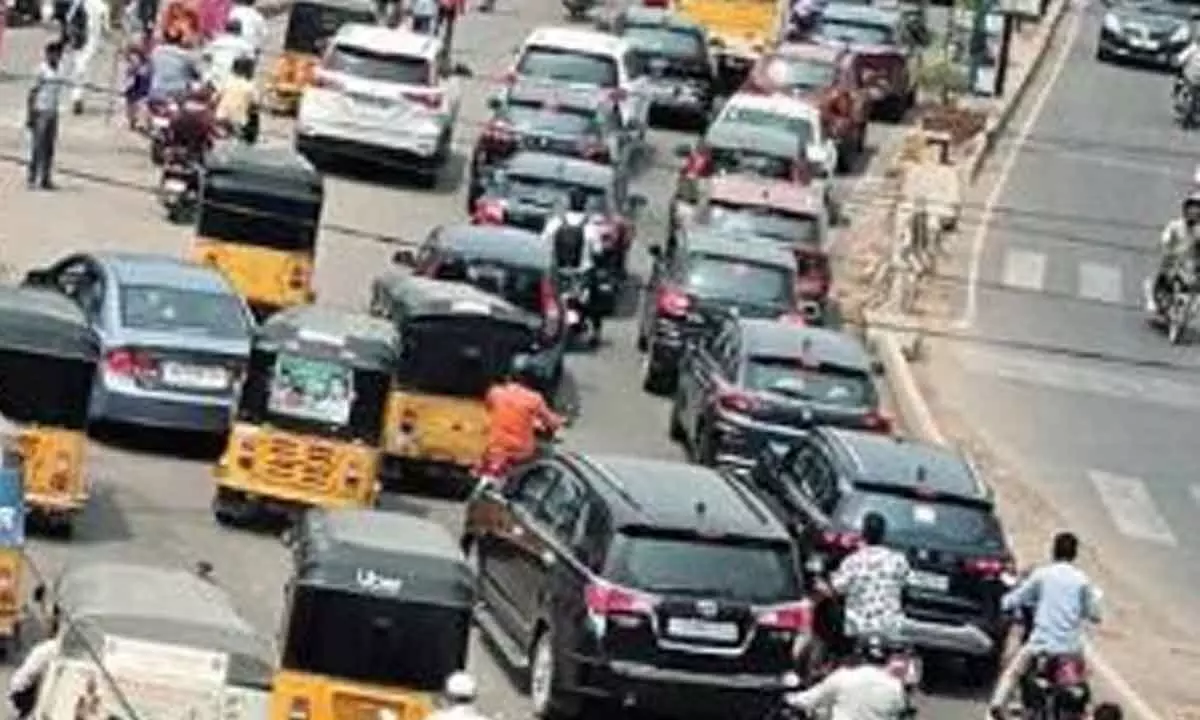 'Garuda Prasadam' at Chilkur Balaji Causes Traffic Chaos on Moinabad Road