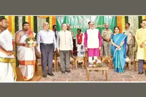 Governor CP Radhakrishnan says Ugadi marks the start of new dreams and goals at Raj Bhavan celebrations