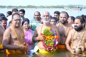 Grand conclusion of Lord Rama Brahmothsavalu