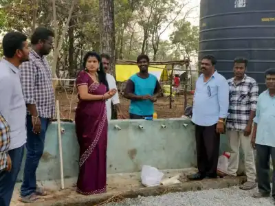 Hemalatha, Deputy Executive Engineer, oversees water arrangements at Saleswaram Jatara