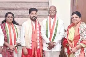Kadiyam Srihari’s daughter joins Congress amidst BRS scandal.