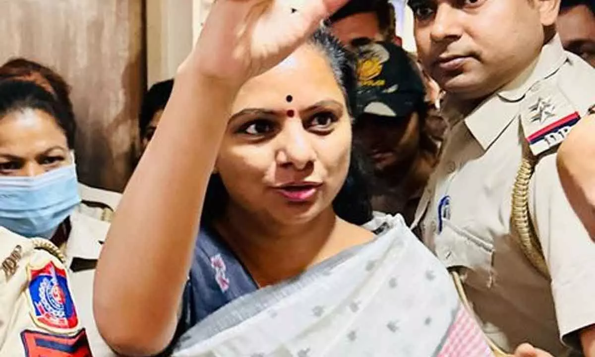 Kavitha’s judicial custody extended until April 23