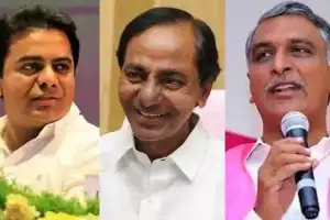 KCR, KTR, and Harish embark on campaign trail