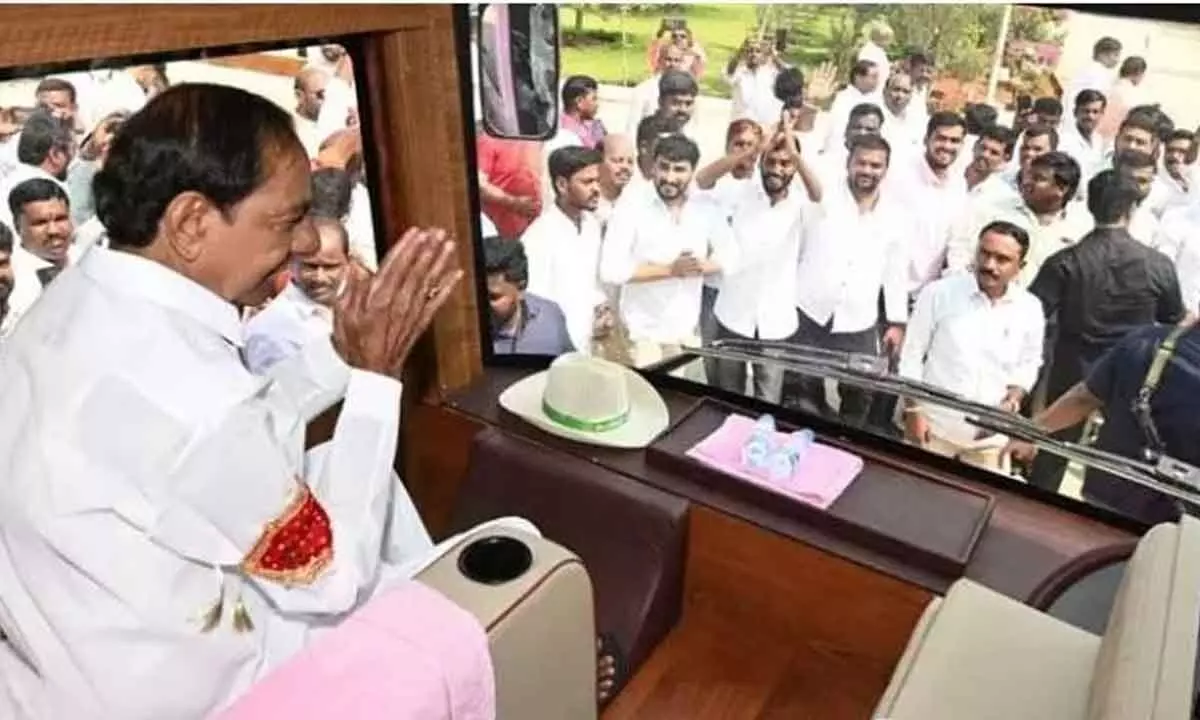 KCR to begin bus journey on April 22