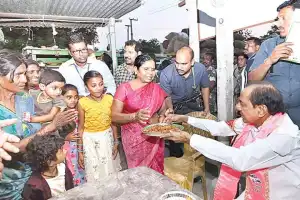 KCR’s Spontaneous Tea Discussion