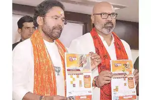 Kishan Reddy states manifesto prioritizes development of Viksit Bharat by 2047 in Hyderabad