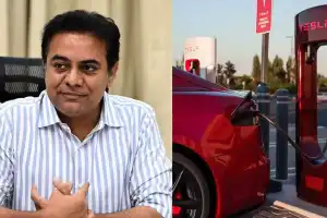 KTR calls on Congress government to attract Tesla plant to Telangana