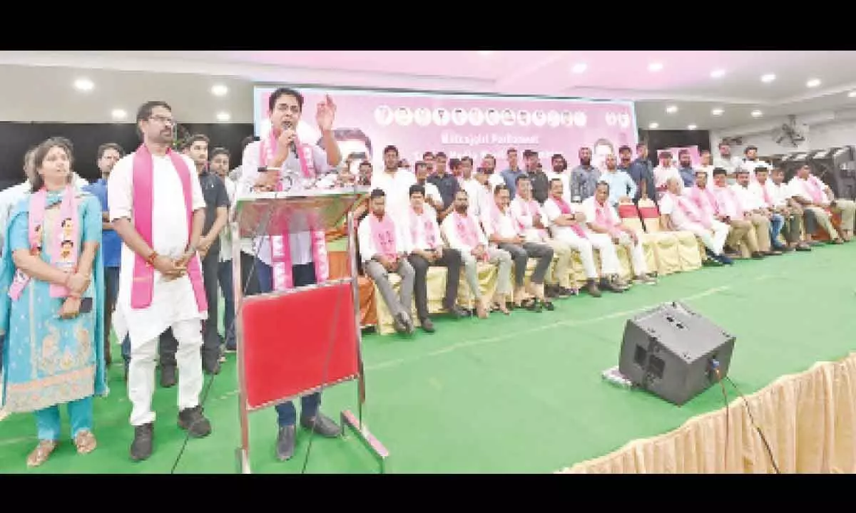 KTR criticizes BJP for chanting ‘Jai Shri Ram’ without helping people