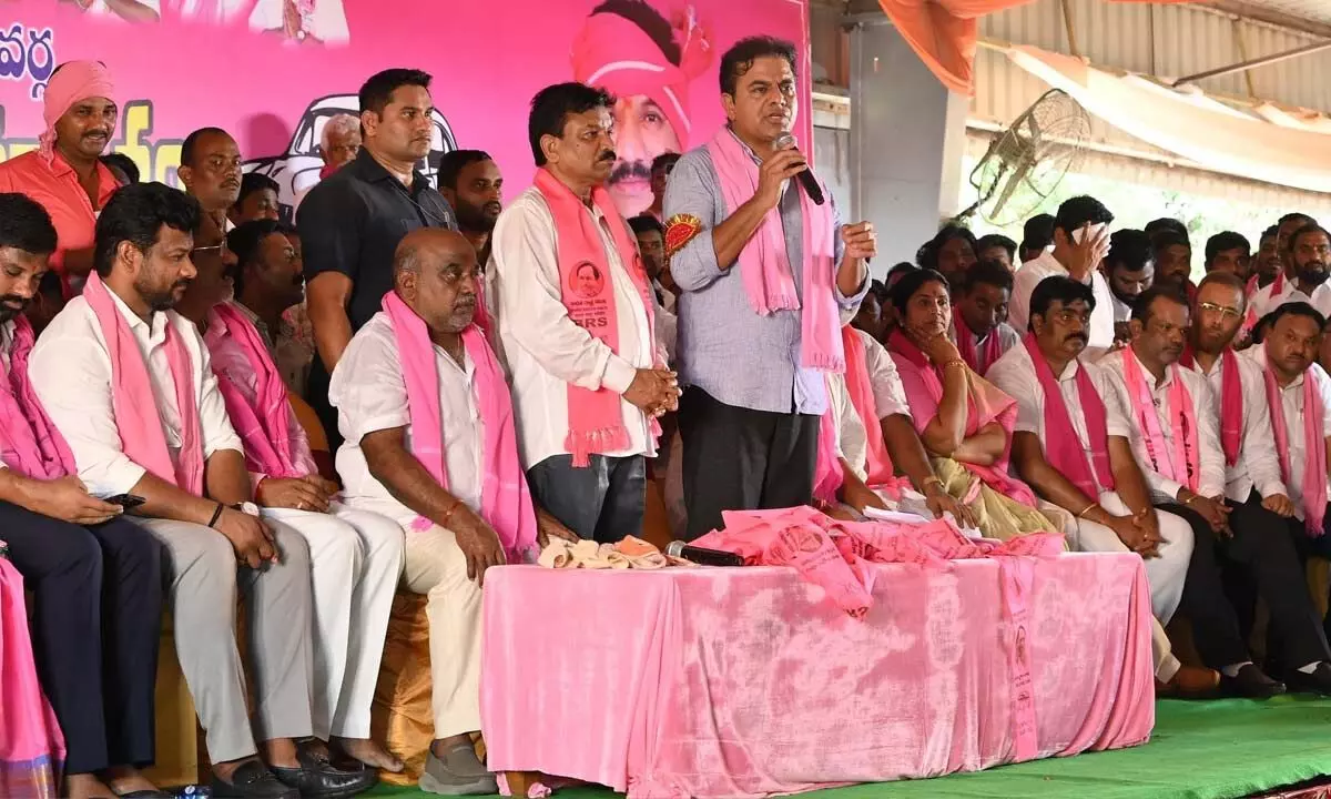 KTR insists on BRS having the highest number of MPs and MLAs