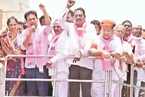 KTR participates in road show to uplift party morale