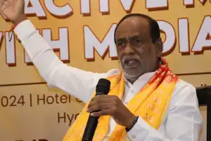 Laxman claims BJP supports Developed India, while Congress pushes for Divided India