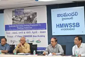 MD of HMWSSB conducts review of water supply.