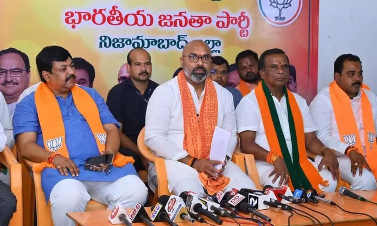 MP Arvind blames Congress for damaging India’s culture over the past 70 years