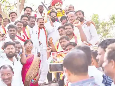 Mudiraj Community Rally Led by Veerlapalli Shankar Shows Support for CM