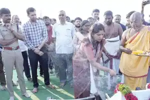 Opening of the new Bhadrachalam bridge across the Godavari imminent
