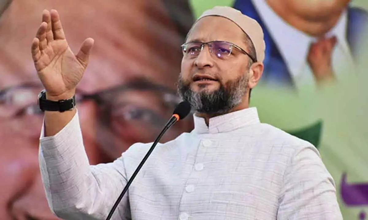 Owaisi accuses PM Modi of targeting Muslims for votes