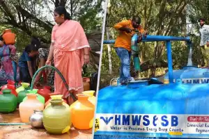 Parts of Hyderabad face parched conditions due to water shortage as summer reaches its peak