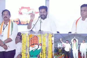 Revanth alleges KCR struck deal with Modi to protect Kavitha in Mahabubabad