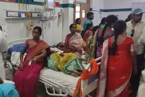 Road accident injures wedding party members