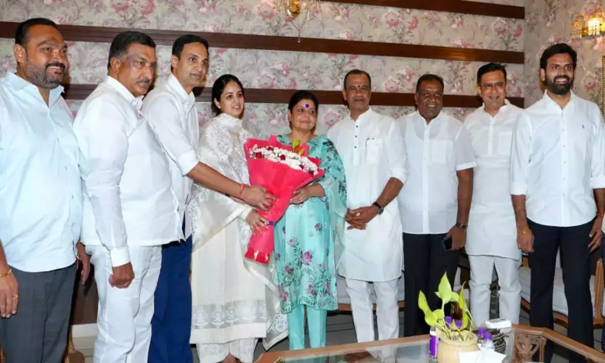 Son of Telangana Legislative Council Chairman Gutta Sukhender Reddy Joins Congress Party