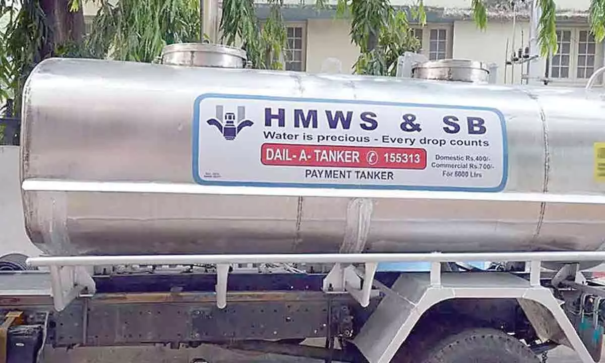 Soon, Hyderabad Water Board will launch an app to track tankers