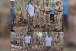 SP Gaikwad reviews the arrangements for the Telangana Amarnath Saleswaram Jatara pilgrimage