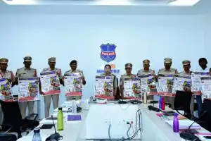 SP Riti Raj Conducts Monthly Review Meeting with District Police